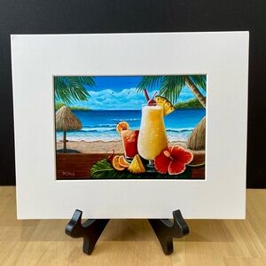 Hand Crafted Art Print “Tropical Paradise”